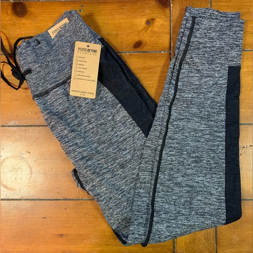 PINK active seamless campus jogger, NWT